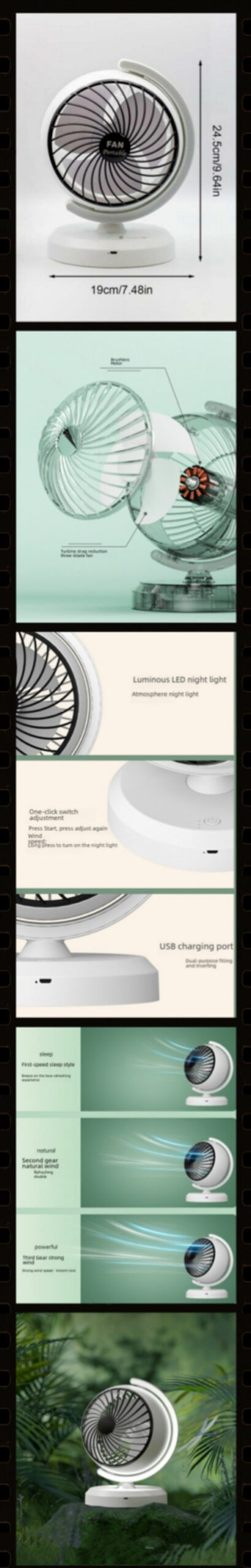 portable mini fan