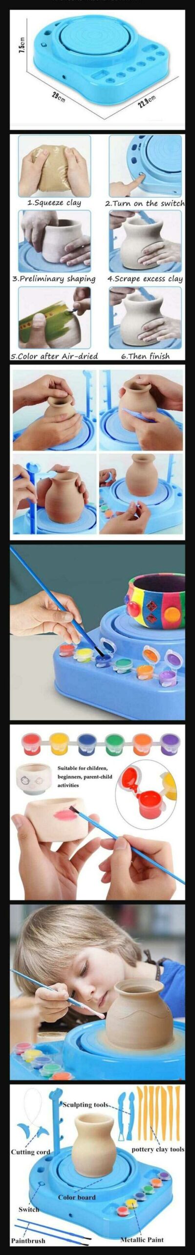Pottery Wheel Kit For Kids