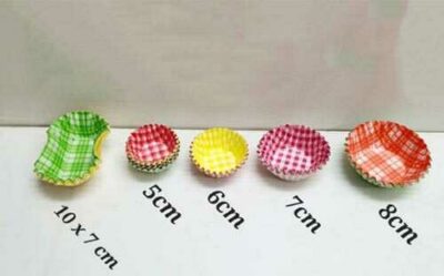 100 Piece Pack Of Paper Mould Cup Cake