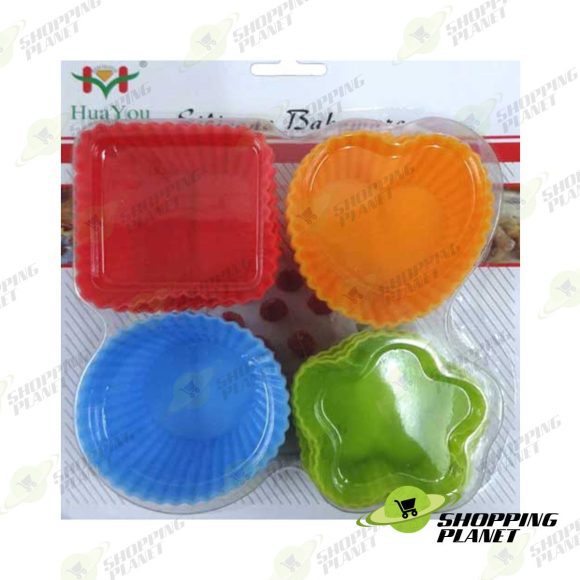 12 Piece Silicone Mould Cup Cake