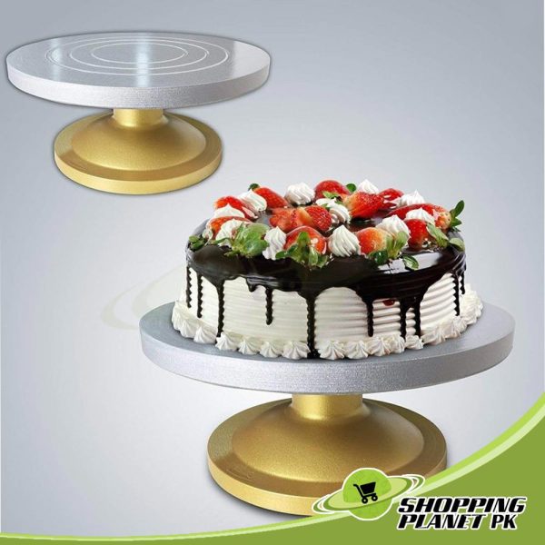 Cake Decorating Turntable With Aluminium Plate In Pakistan