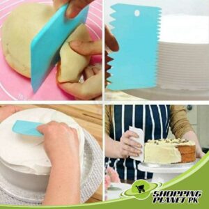 Cake Icing Smoother Comb Set For Baking