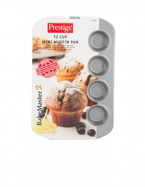 Prestige 12 Cup Mini Muffin Pan For Baking