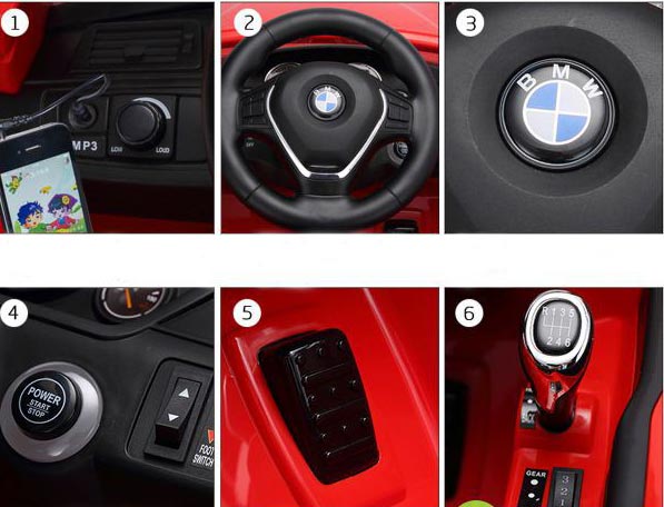 BMW 4 Series Chargeable Battery Car for Kids