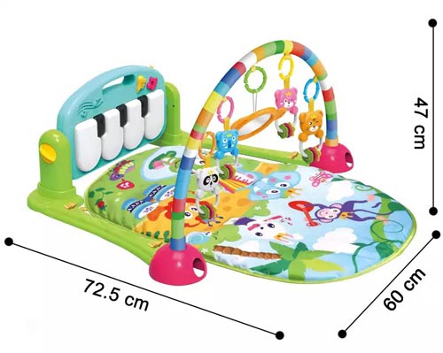 Baby Play Gym Mat With Piano For Baby