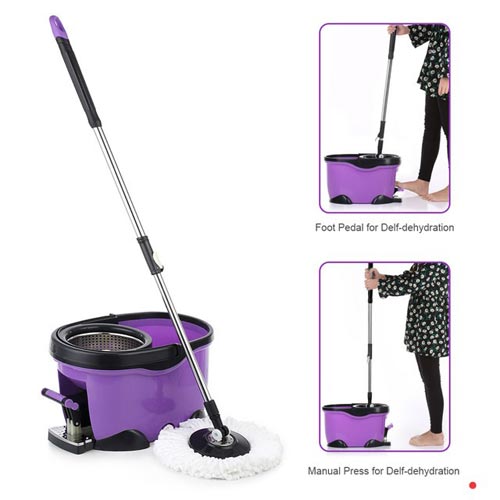 Magic Spin Mop Bucket With Foot Press Sale In Pakistan