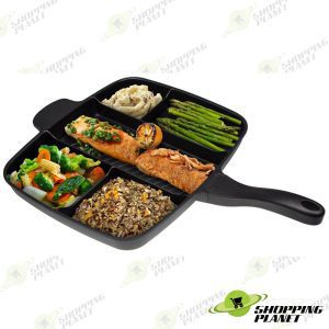 5 in 1 Non Stick Frying Grill Pan