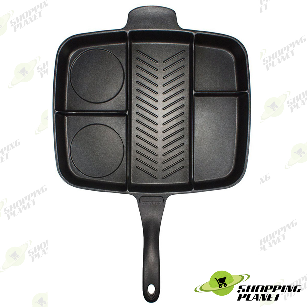 5 in 1 Non Stick Frying Grill Pan