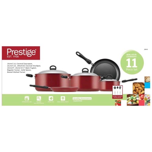 Prestige Non-stick Cookware 11 Pieces Set