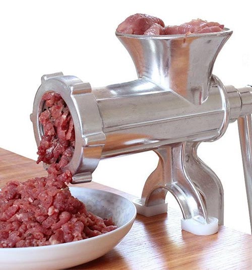 Aluminium Meat Mincer Grinder For Kitchen
