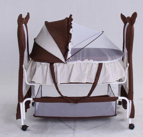 Cool Cradle With Mosquito Net For Baby