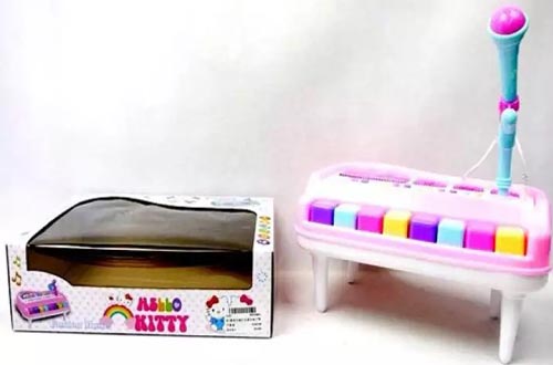 Hello Kitty Music Piano With Microphone Toy For Kids