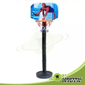 Spider-man Basketball With Stand Game For Kids