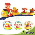 Cartoon Circus Trains Toy For Kids