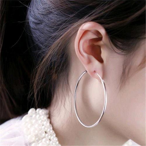 Twisted hoop earrings Online Jewelry in Pakistan