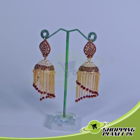 Long Jhumka Earrings artificial Jewelry In Pakistan
