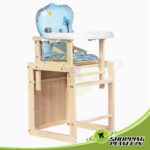 2 in 1 Wooden High Chair For Baby