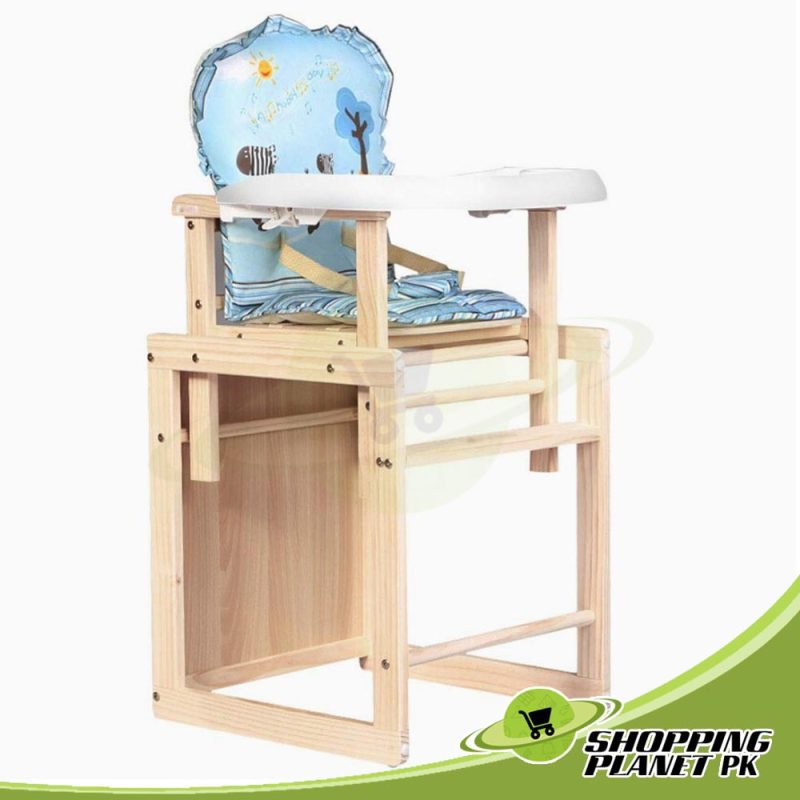 2 in 1 Wooden High Chair For Baby