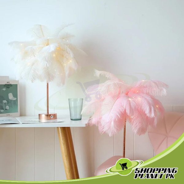 Feather Tree Table Lamp In Pakistan