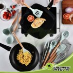 12 Pieces Silicone Spoon Set