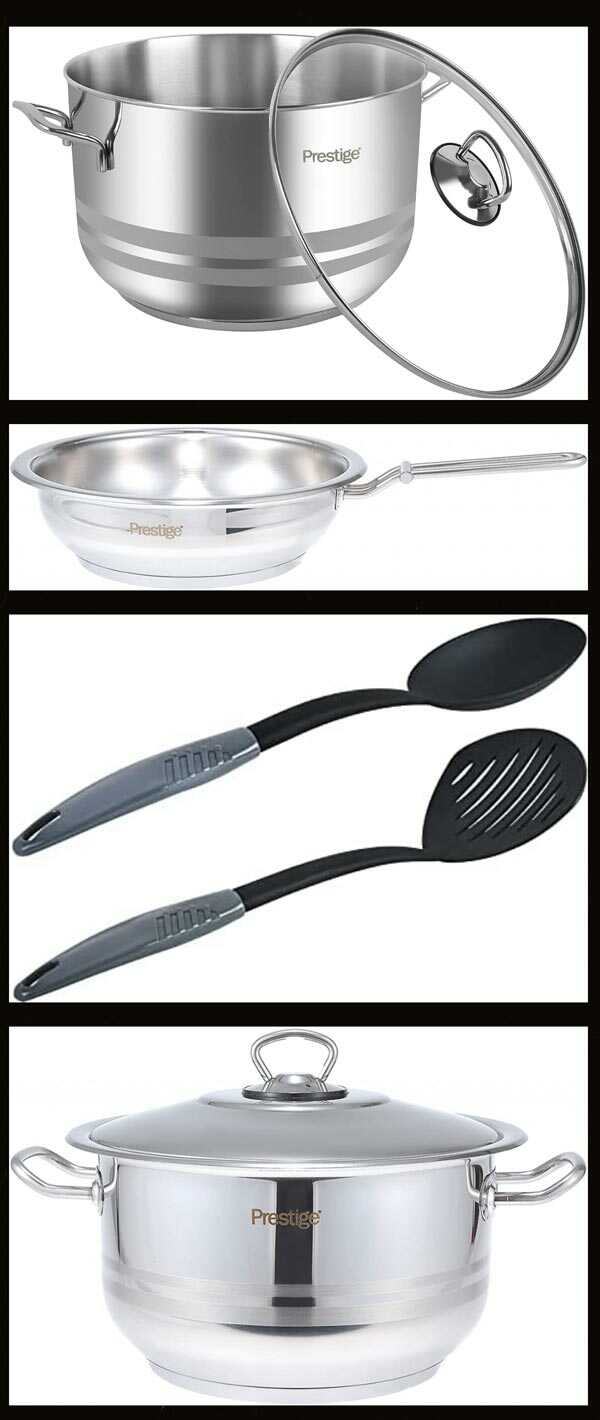 Prestige Stainless Steel Cookware Set