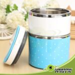 2 Layer Stainless Steel Lunch Box