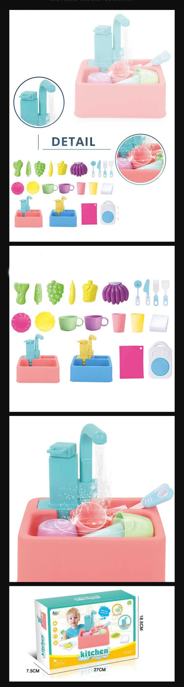 Kids Dishwasher Toy