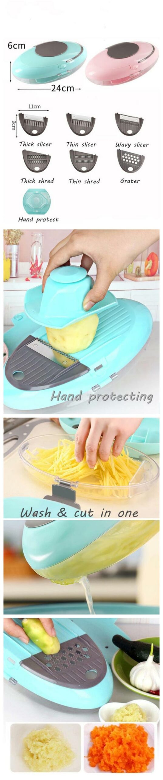 Oval Shape Vegetable Cutter
