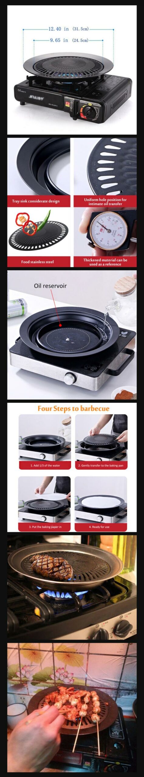 Smokeless Grill Pan