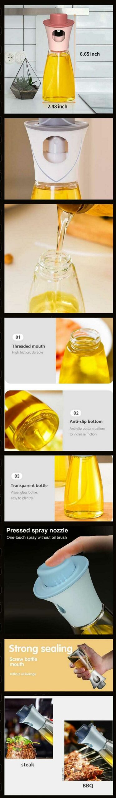 Spray Bottle For Oil