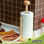 Wooden Tissue Roll Holder