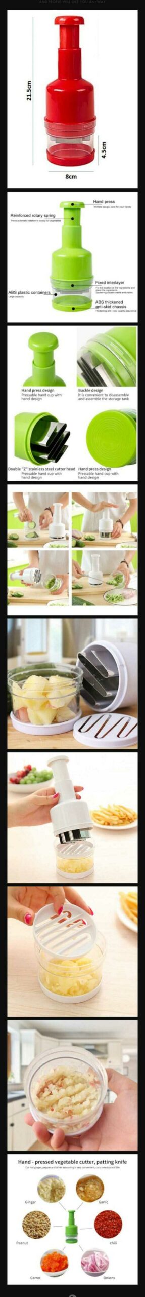 Manual Hand Press Chopper