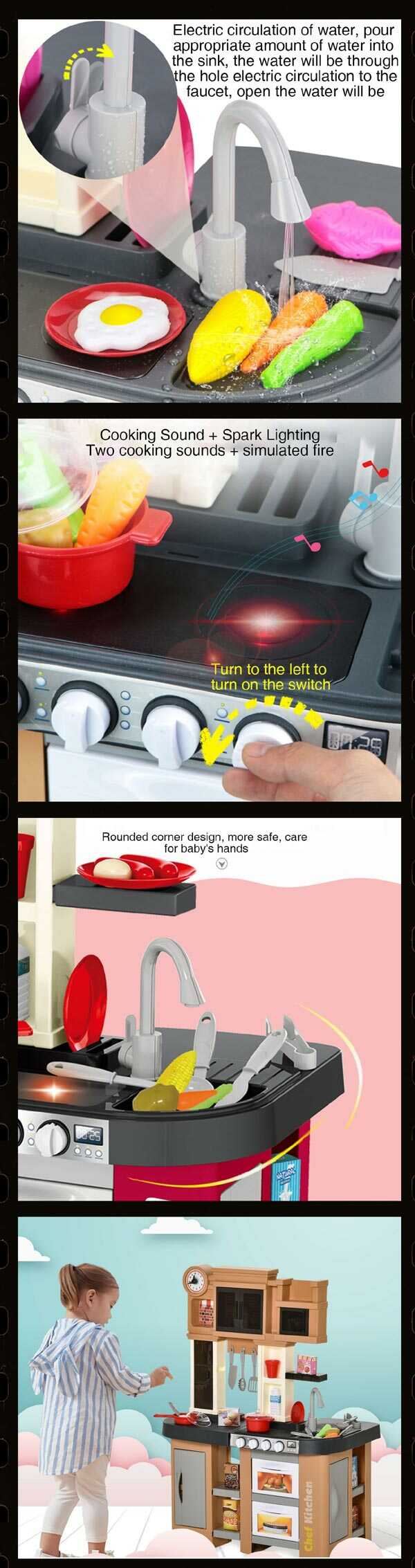 New Big Kitchen Set Toy